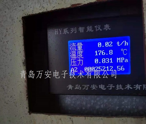 即墨包装制品公司用涡街测蒸汽(图1)